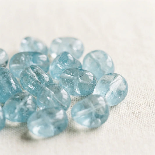 禅宗海蓝宝曼陀罗手链