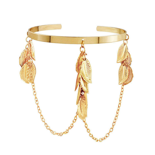 Zen Clover Lucky Bracelet | Gold Leaf Edition